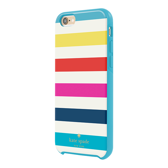 【iPhone6s/6 ケース】Hybrid Hardshell Case (Candy Stripe Multi/Blue)サブ画像