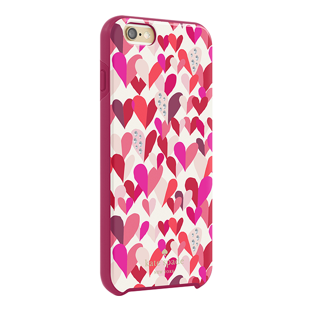 【iPhone6s Plus/6 Plus ケース】Hybrid Hardshell Case (Confetti Hearts Multi/Crystal Stones)goods_nameサブ画像