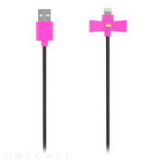 Bow Charge/Sync Cable - Captive Lightning (Vivid Snapdragon/Black)