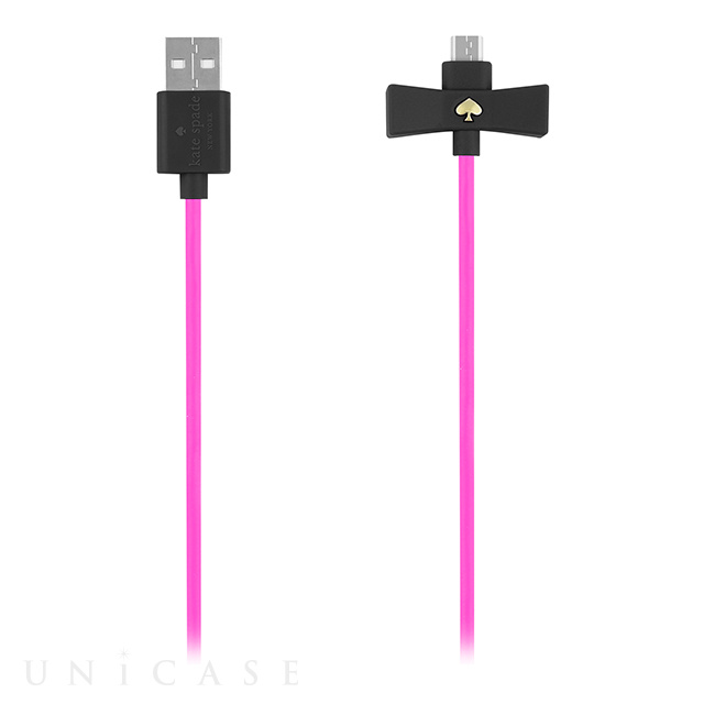 Bow Charge/Sync Cable - Micro-USB (Black/Vivid Snapdragon)