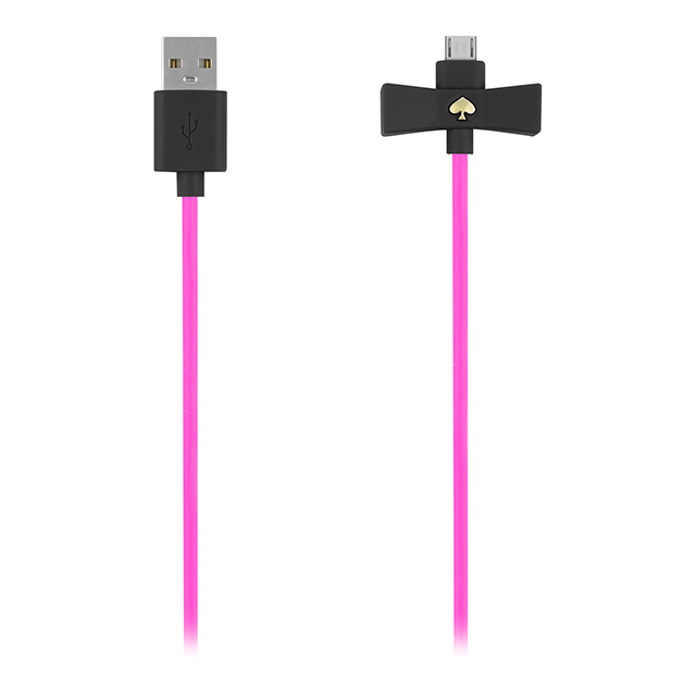 Bow Charge/Sync Cable - Micro-USB (Black/Vivid Snapdragon)サブ画像