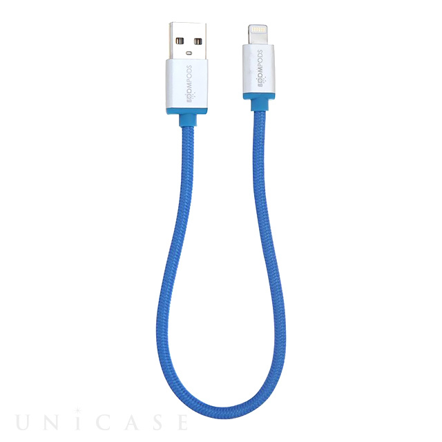 Retro Cables for Lightining 0.25m (Blue)