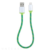 Retro Cables for Lightining 0.25m (Green)