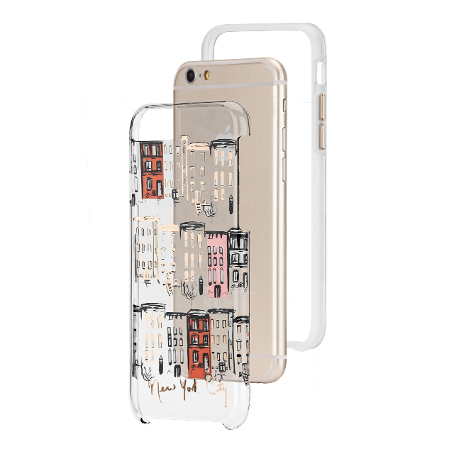 【iPhone6s/6 ケース】Naked Tough Designers Print Case (New York City, West Village)サブ画像