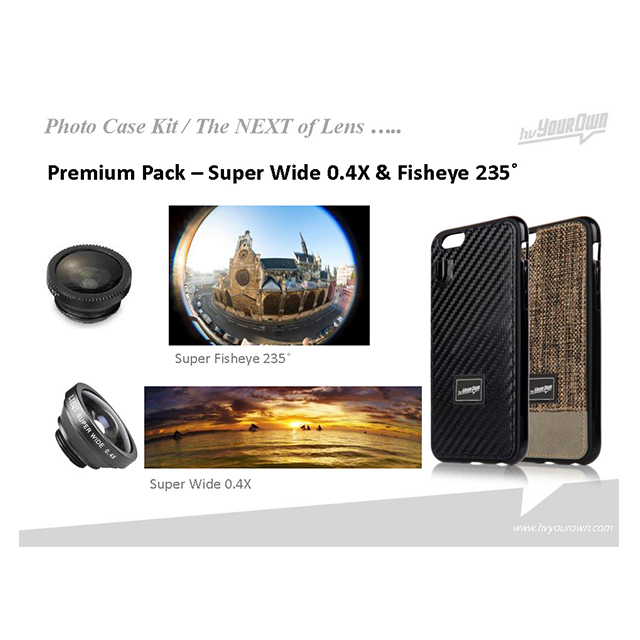 【iPhone6s Plus/6 Plus ケース】GoLensOn Case Premium Pack (Stealth Black)サブ画像