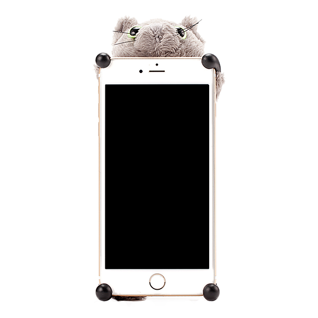 【iPhone8/7/6s/6 ケース】ZOOPY home (ネコ・グレー)サブ画像