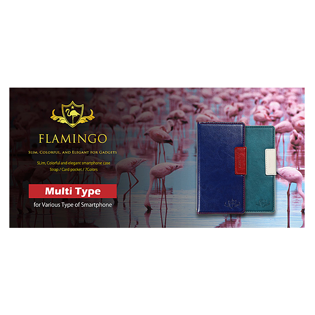 【マルチ スマホケース】Multi type FLAMINGO (Turquoise)goods_nameサブ画像