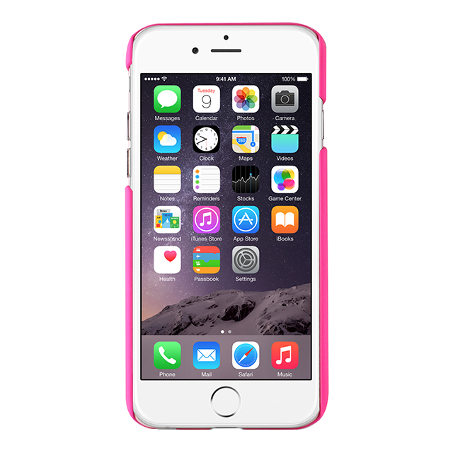 【iPhone6s/6 ケース】Soft-Touch Cover paint (Shock Pink)サブ画像