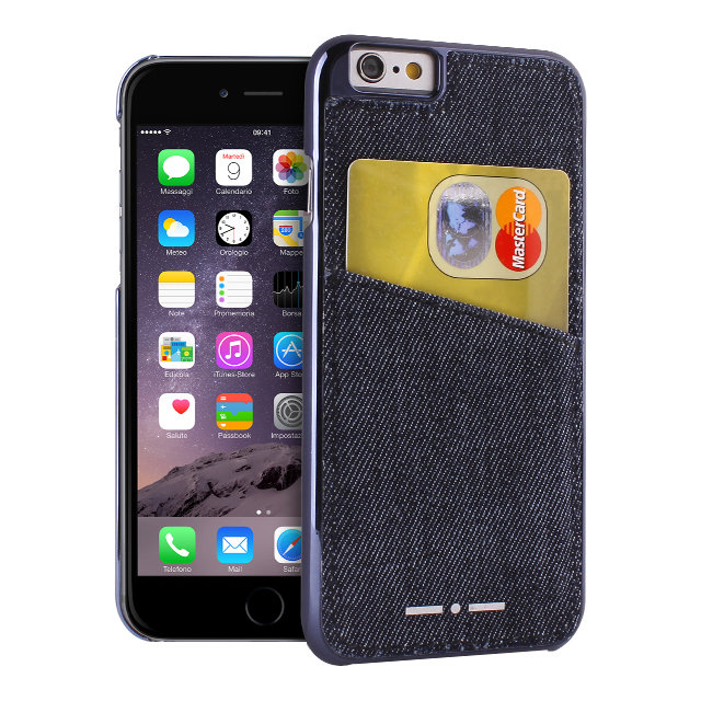 【iPhone6s/6 ケース】Cover denim With Pocket (Blue)サブ画像