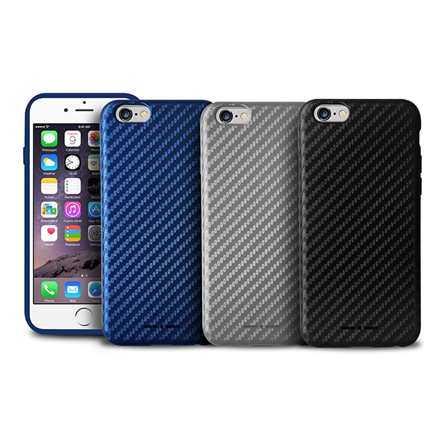 【iPhone6s/6 ケース】CARBON COVER (Blue)サブ画像