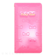 【iPhone6s/6 ケース】Pinky Girls 手帳型ケース リボンタイプ (ピンク)