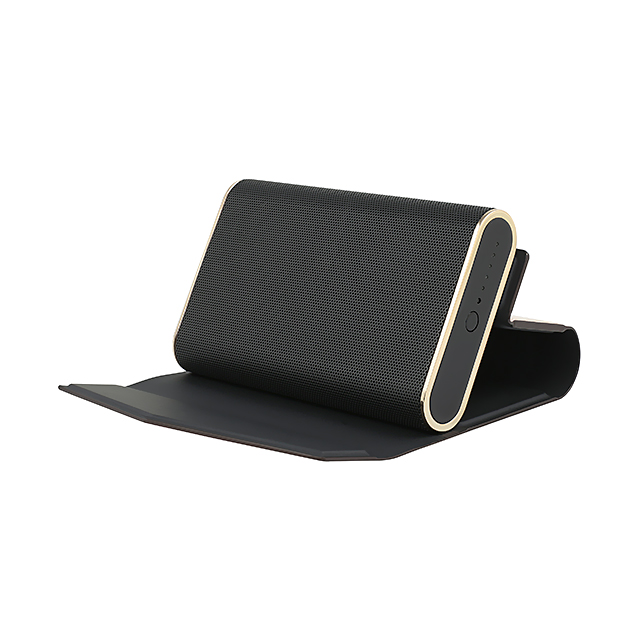 Portable Wireless Speaker with Cover (Black/Gold)goods_nameサブ画像