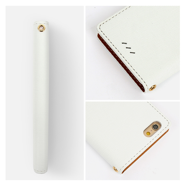 【iPhone6s/6 ケース】DESIGNSKIN WETHERBY・Basic・Saffiano (White)goods_nameサブ画像