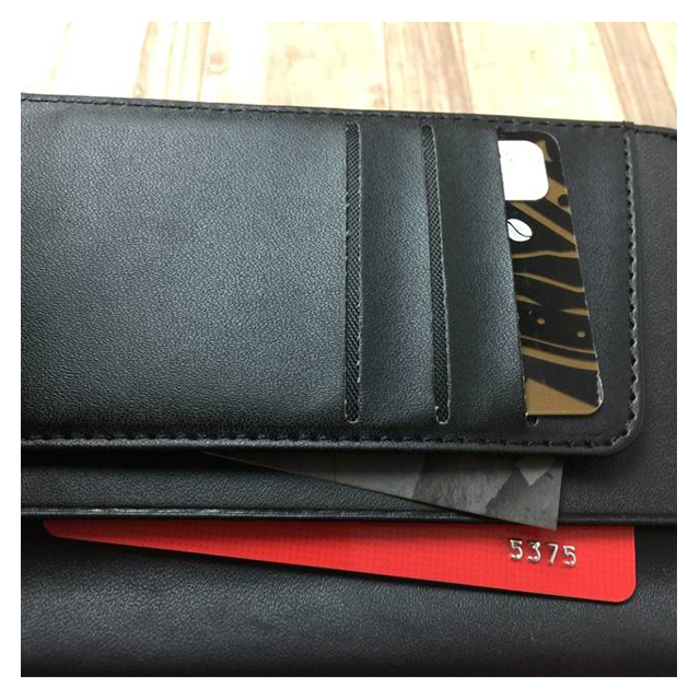 【iPhone6s/6 ケース】Wallet Case Enamel (Black)サブ画像