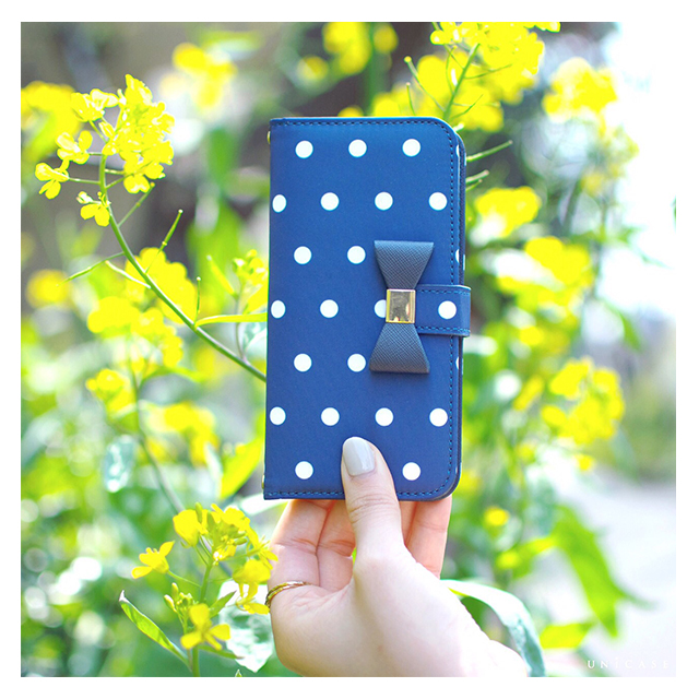 【iPhone6s/6 ケース】Ribbon Diary Dot Navy for iPhone6s/6goods_nameサブ画像