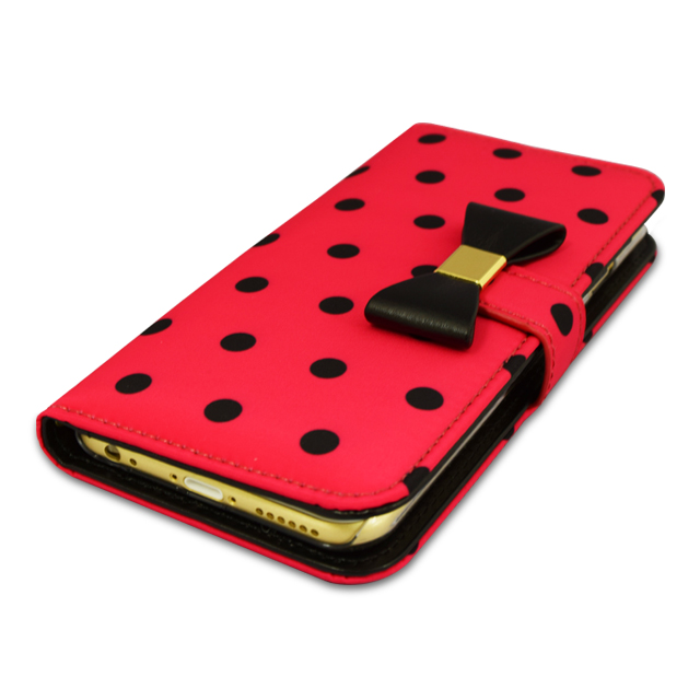 【iPhone6s/6 ケース】Ribbon Diary Dot Pink for iPhone6s/6サブ画像