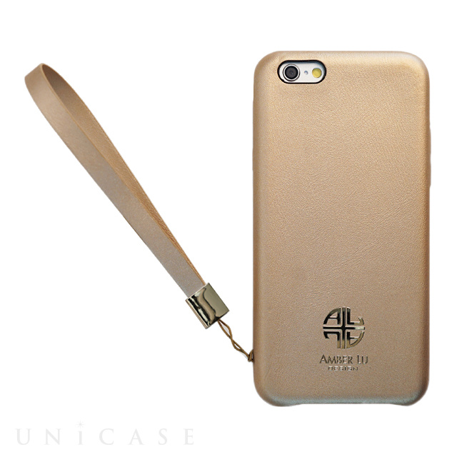 【iPhone6s Plus/6 Plus ケース】Amber Lu PU Case (Gold)