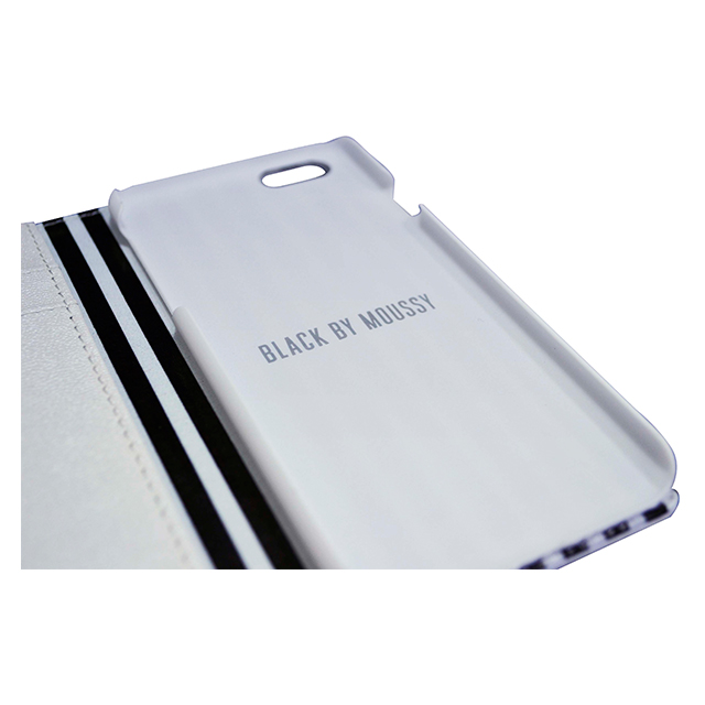 【iPhone6s/6 ケース】BLACK BY MOUSSY 手帳型ケース (ストライプ＆ホワイト)サブ画像