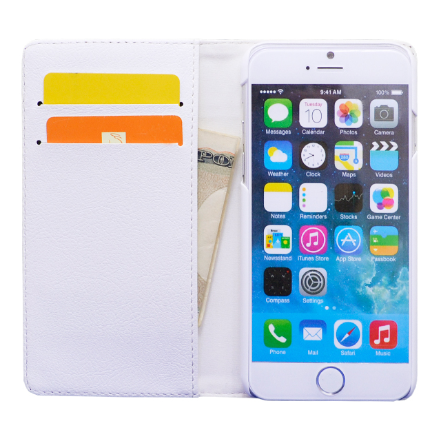 【iPhone6s/6 ケース】MERCURYDUO 手帳型ケース 花柄 (ホワイト)サブ画像