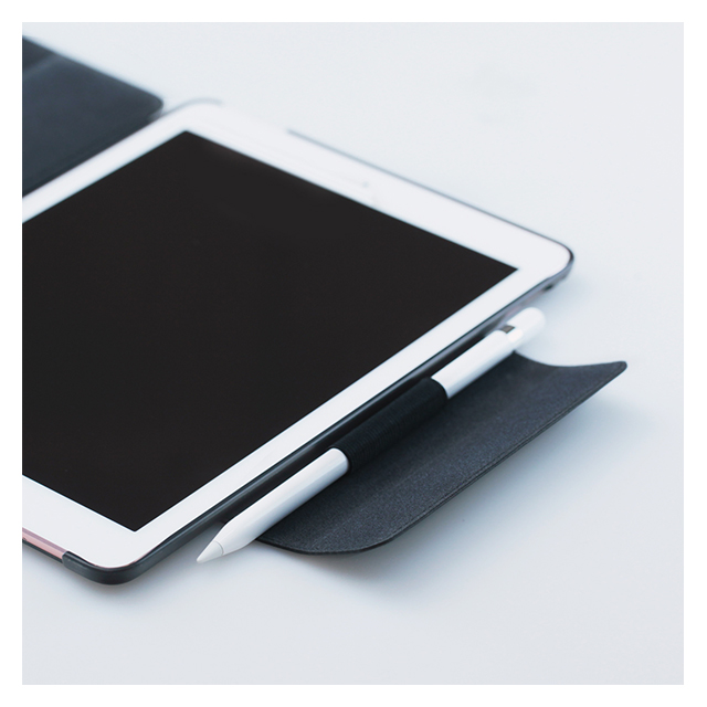 【iPad Pro(9.7inch)/Air2 ケース】LeatherLook SHELL with Front cover (ブラック)サブ画像