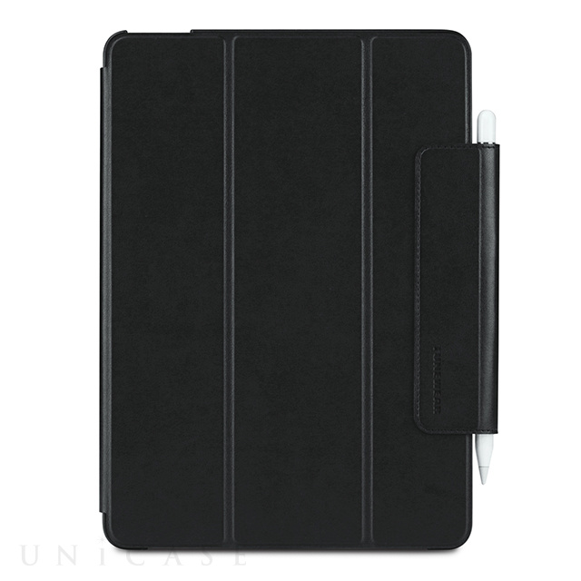 【iPad Pro(9.7inch)/Air2 ケース】LeatherLook SHELL with Front cover (ブラック)