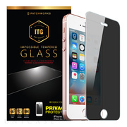 【iPhoneSE(第1世代)/5s/5c/5 フィルム】ITG Privacy - Impossible Tempered Glass