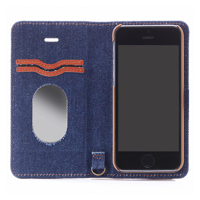 【iPhoneSE(第1世代)/5s/5 ケース】Monica/Design Flap Case (デニム柄(A))goods_nameサブ画像