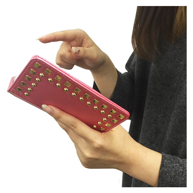 【iPhone6s/6 ケース】Studded Diary Navy for iPhone6s/6goods_nameサブ画像