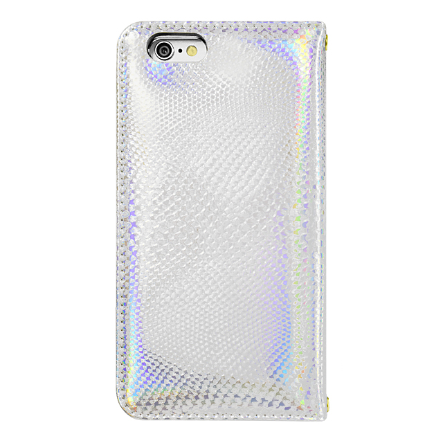 【iPhone6s/6 ケース】Hologram Diary Python Silver for iPhone6s/6サブ画像