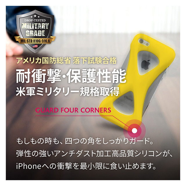 【iPhone6s/6 ケース】Palmo (Yellow)サブ画像