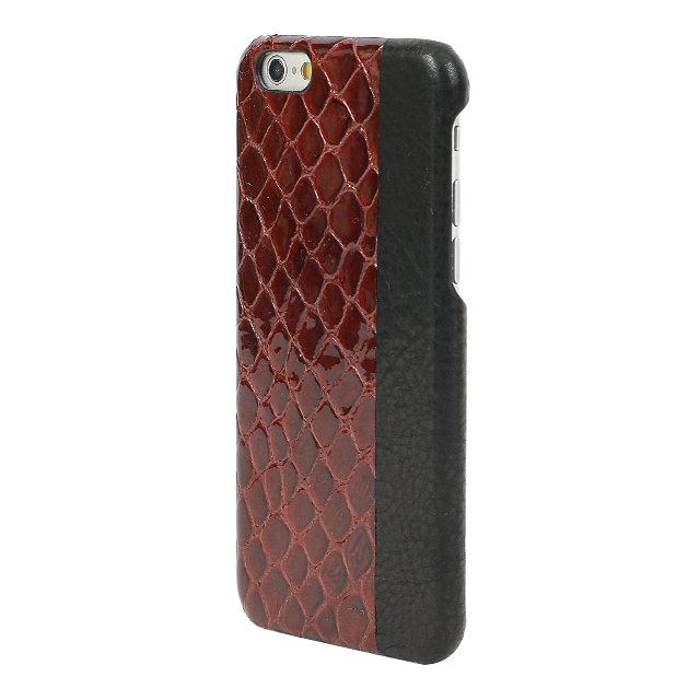 【iPhone6s/6 ケース】Ricco Double Leather Series (ワインレッド/ブラック)goods_nameサブ画像