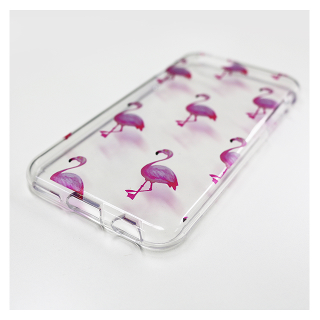 【iPhone6s/6 ケース】ソフトクリアケース (フラミンゴ)goods_nameサブ画像