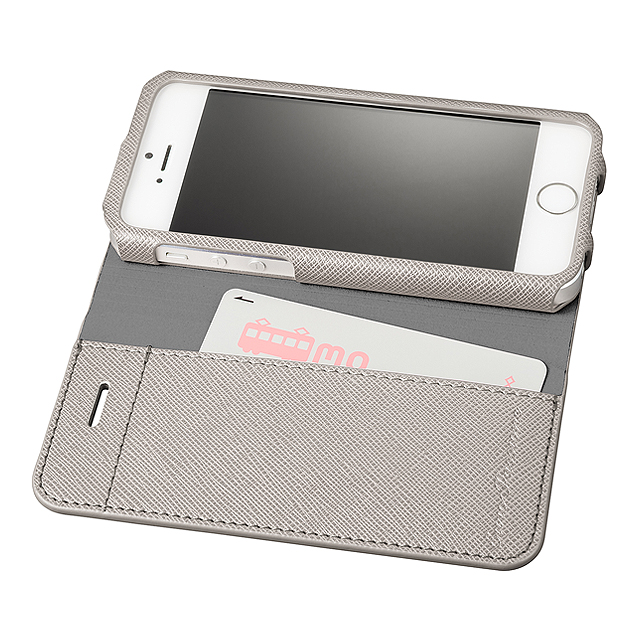 【iPhoneSE(第1世代)/5s/5 ケース】PU Leather Case “EURO Passione”  (Gray)サブ画像