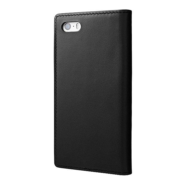 【iPhoneSE(第1世代)/5s/5 ケース】Full Leather Case (Black)サブ画像