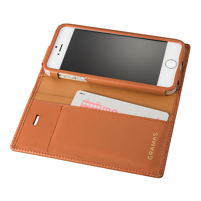【iPhoneSE(第1世代)/5s/5 ケース】Full Leather Case (Tan)サブ画像