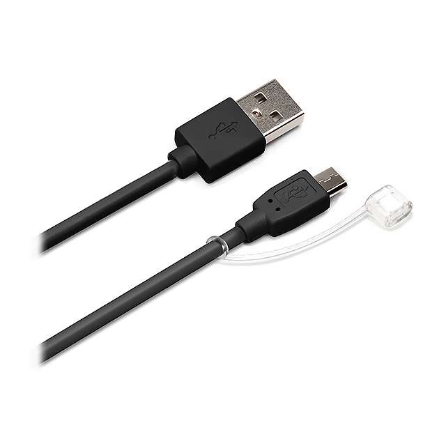 2.4A出力対応 micro USB充電ケーブル (2.0m/ブラック)サブ画像