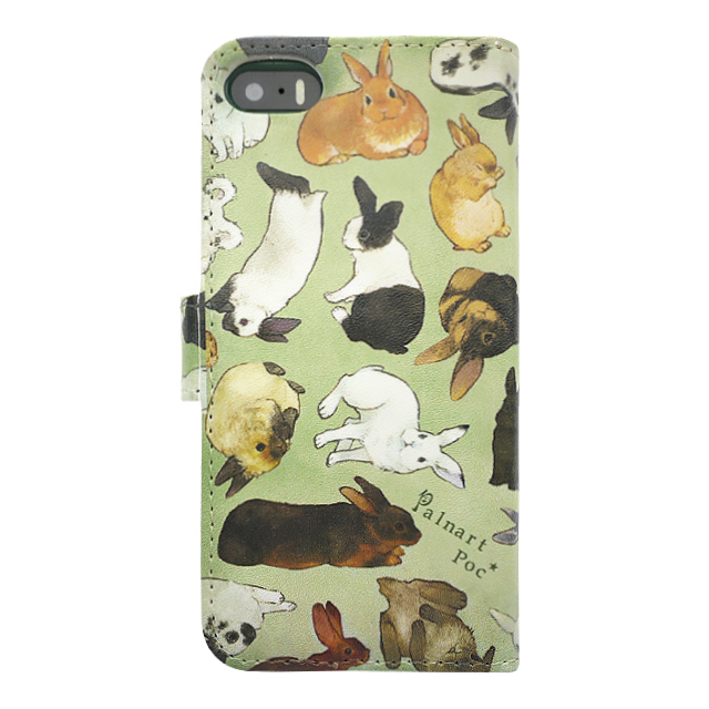 【iPhone6s/6 ケース】booklet case (ウサギ図鑑)サブ画像