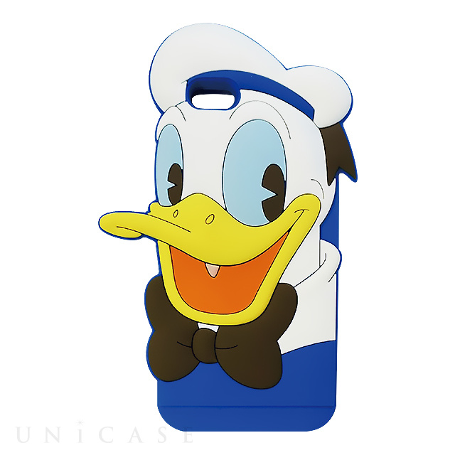 【iPhone6s/6 ケース】ディズニー ダイカットシリコンジャケット (ドナルド)