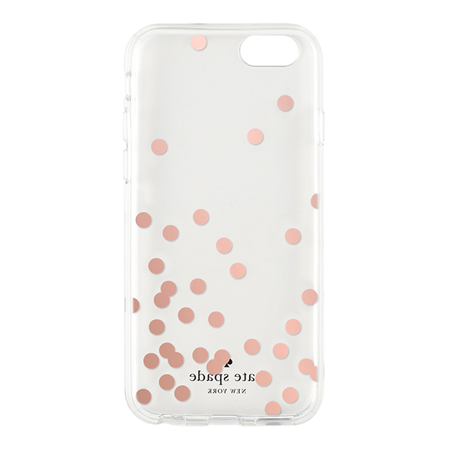 【iPhone6s/6 ケース】Hardshell Clear Case (Confetti Dot Rose Gold Foil/Clear)サブ画像