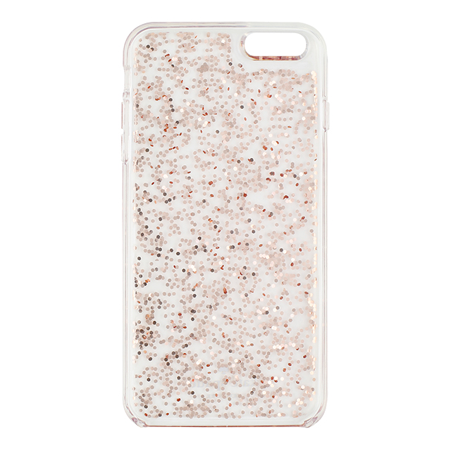 【iPhone6s/6 ケース】Clear Glitter Case (Rose Gold Glitter)サブ画像