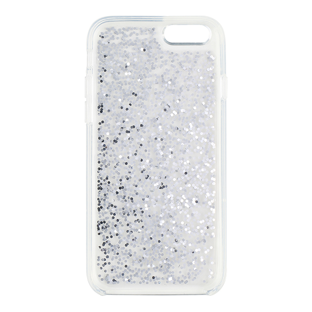 【iPhone6s/6 ケース】Clear Glitter Case (Silver Glitter)サブ画像