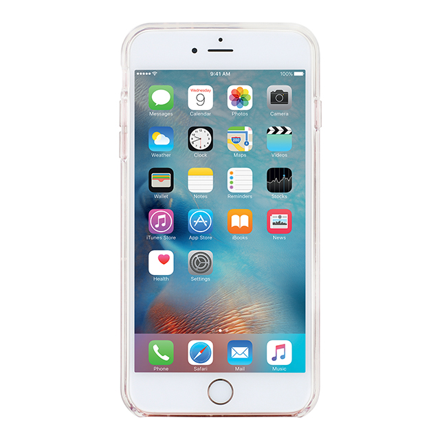【iPhone6s Plus/6 Plus ケース】Clear Glitter Case (Rose Gold Glitter)サブ画像