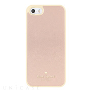 【iPhoneSE(第1世代)/5s/5 ケース】Wrapped Case (Saffiano Rose Gold)