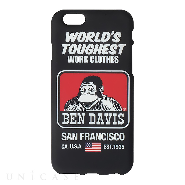 【iPhone6s/6 ケース】BEN DAVIS SILICONE iPhone case (BLACK)