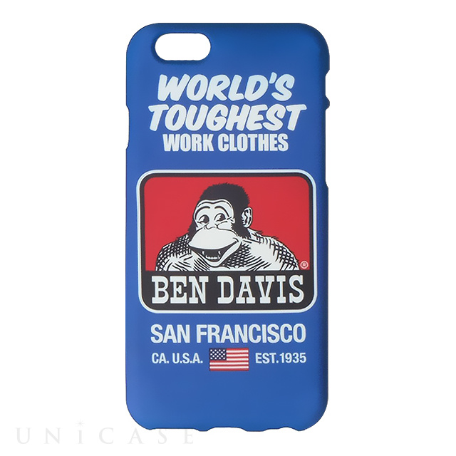 【iPhone6s/6 ケース】BEN DAVIS SILICONE iPhone case (BLUE)
