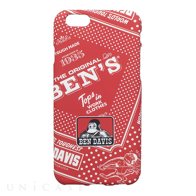【iPhone6s/6 ケース】BEN DAVIS SILICONE iPhone case (BANDABA/RED)
