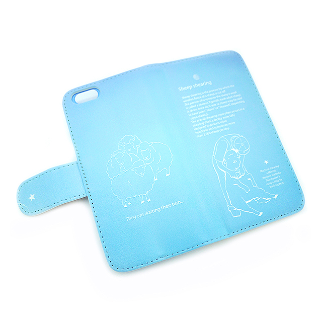 【iPhone6s/6 ケース】booklet case (ブルーシープ)サブ画像