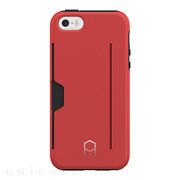 【iPhoneSE(第1世代)/5s/5 ケース】Level Case Card Edition (Red)