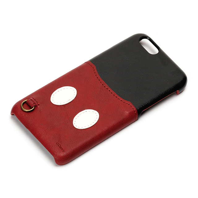 【iPhone6s/6 ケース】PUレザーケース ポケット付き (ミッキーマウス)サブ画像