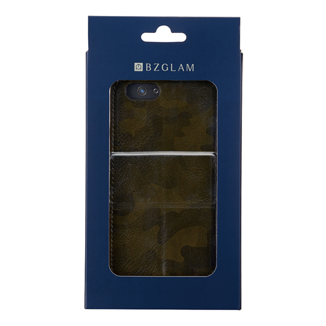 【iPhone6s/6 ケース】BZGLAM カモフラージュダイアリーカバー (グリーン)サブ画像
